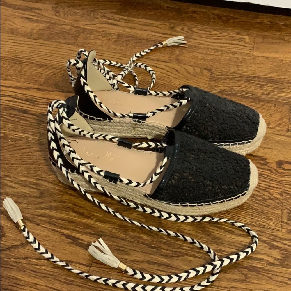 Nanette Lenore Platfrom Espadrilles size 8